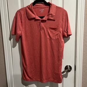 Polo Shirt Boys Red Orange color Sz XXL Cat & Jack